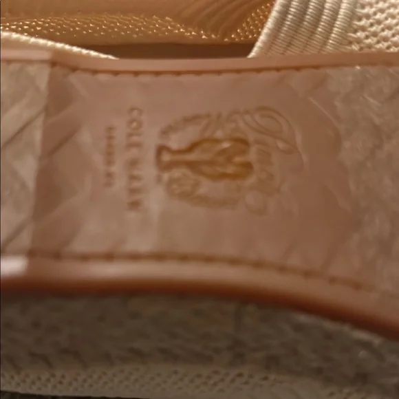 Cole Haan Cream Textured Slip-Ons - Picture 3 of 3